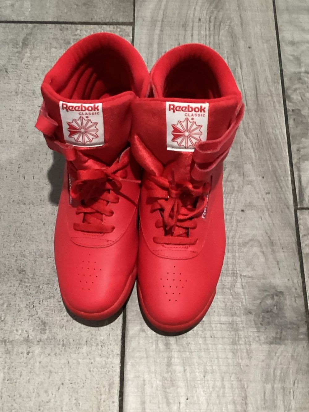 Reebok women  High-Top Sneakers in Red size 12